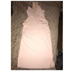 BCBG Faux Wrap Midi Dress